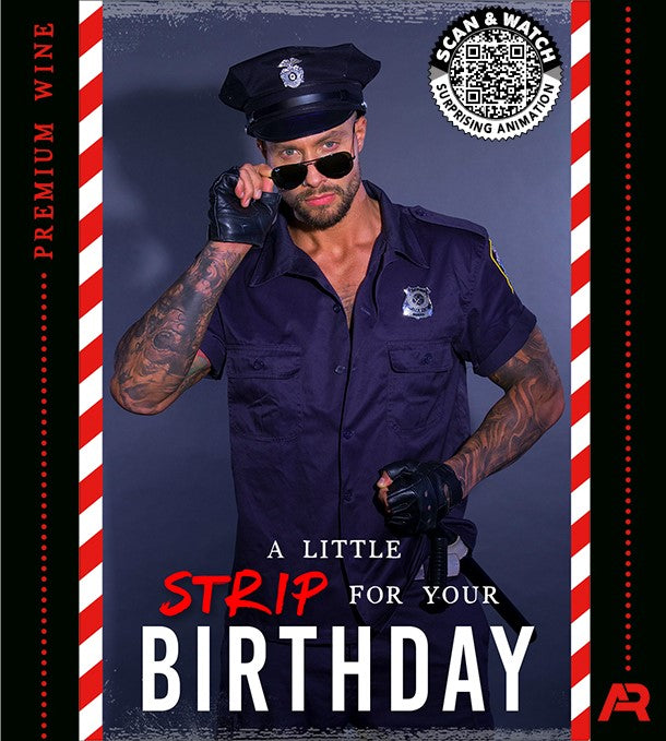 5 Weinetiketten STRIPPER