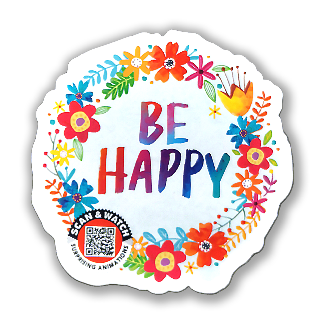 Be Happy Sticker