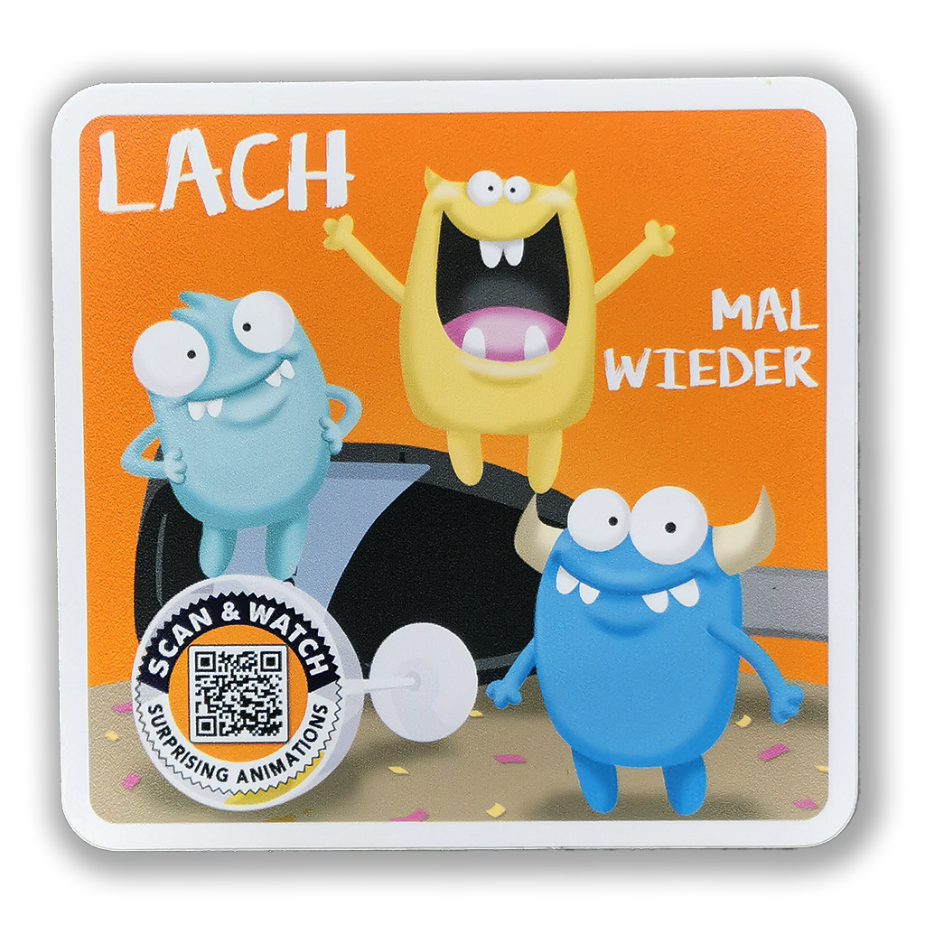 Monster Lach Mal Wieder Sticker
