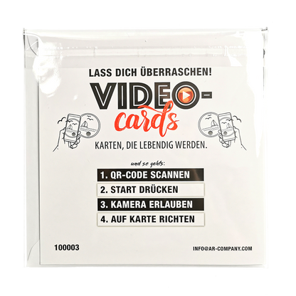 Shopping | animierte Grußkarte quadratisch 15x15cm | Klappkarte inkl. Umschlag