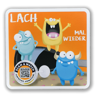 Monster Lach Mal Wieder  Sticker