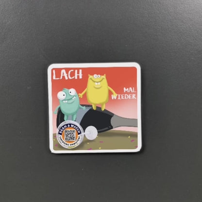 Monster Lach Mal Wieder  Sticker